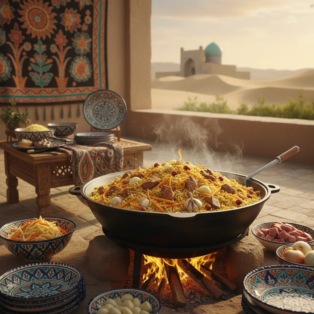 Uzbek Plov: The National Dish Explained. Uzbekistan travel.